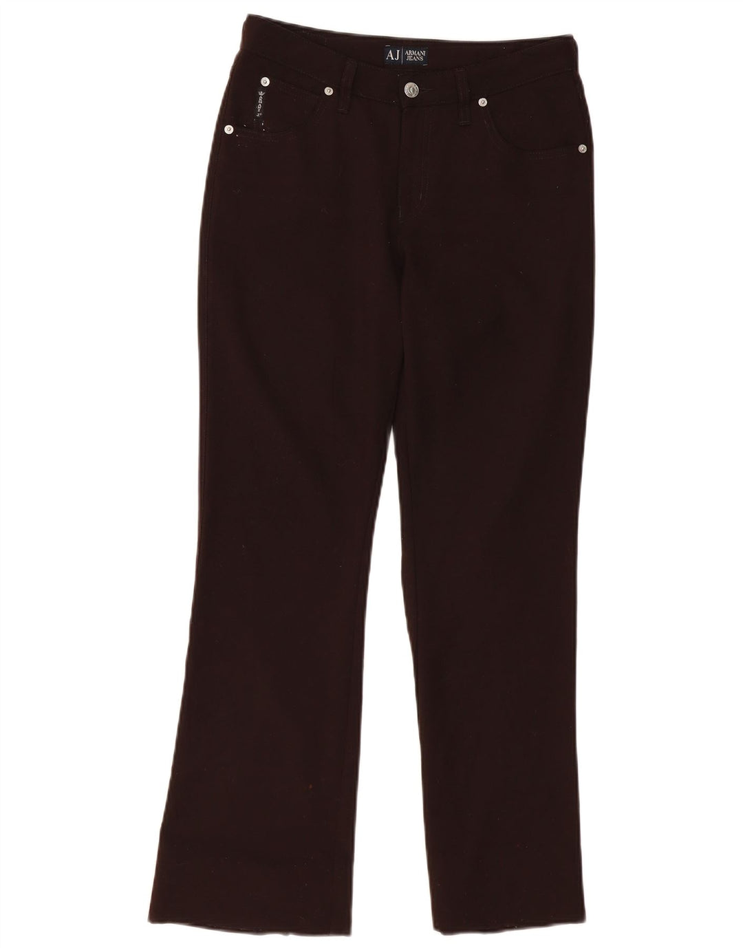 Calça casual feminina ARMANI Bootcut W28 L28 marrom