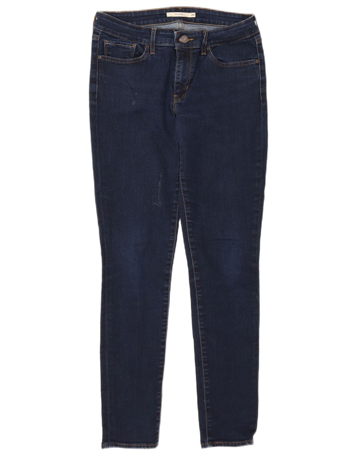 Jeans skinny feminino LEVI'S W29 L30 algodão azul marinho