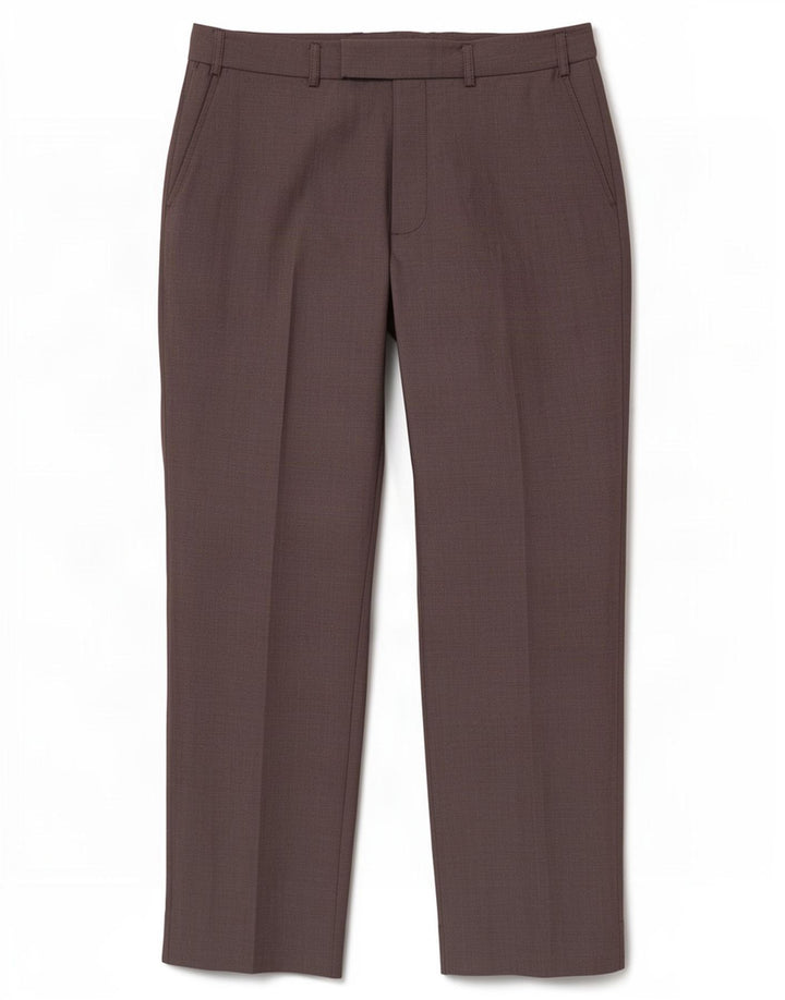 Calça masculina Marks & Spencer Autograph Straight Suit W36 L31 Lã Cinza