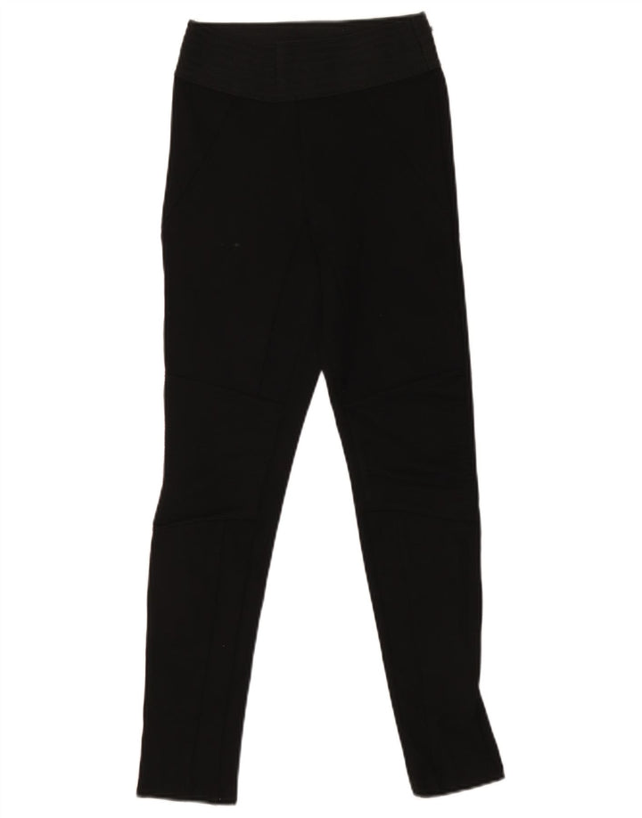 Zara Leggings Mulher UK 8 Pequenas Pretas