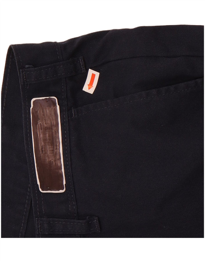 Calças Dickies Mens Straight Cargo W40 L30 Poliéster Azul Marinho