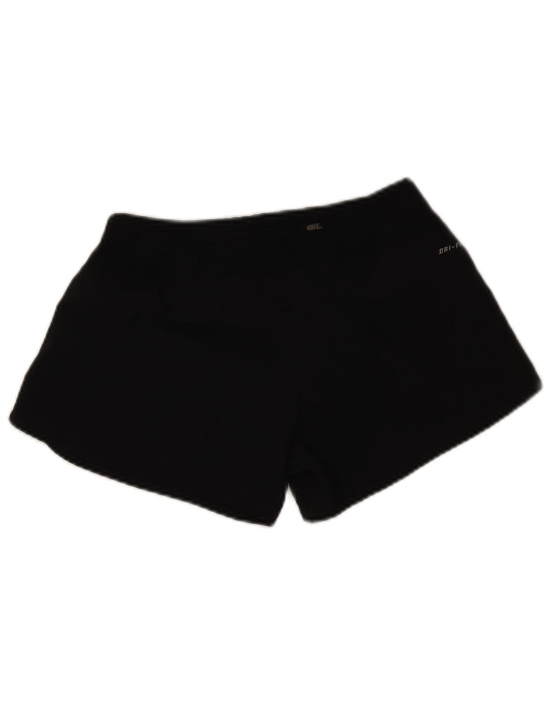 Nike Womens Dri Fit Sport Shorts UK 10 Pequeno Poliéster Preto