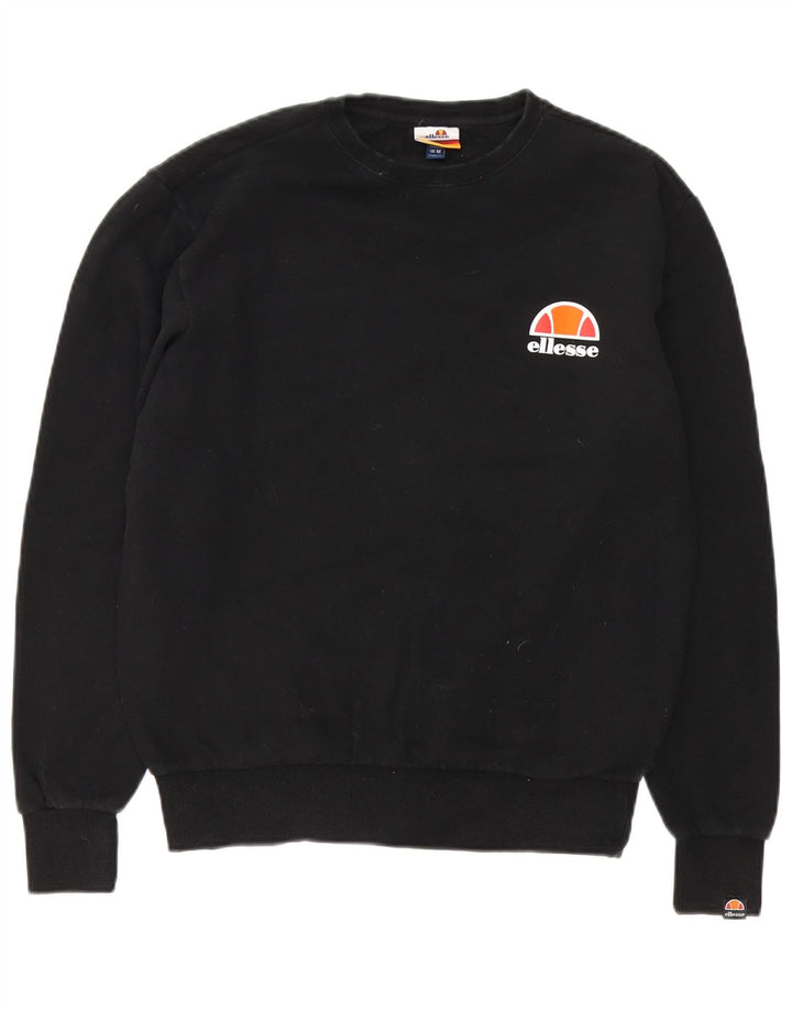 Ellesse moletom masculino jumper médio algodão preto