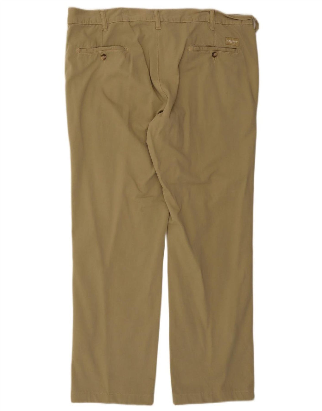 Calça Chino Masculina Reta CARRERA W40 L30 Algodão Bege