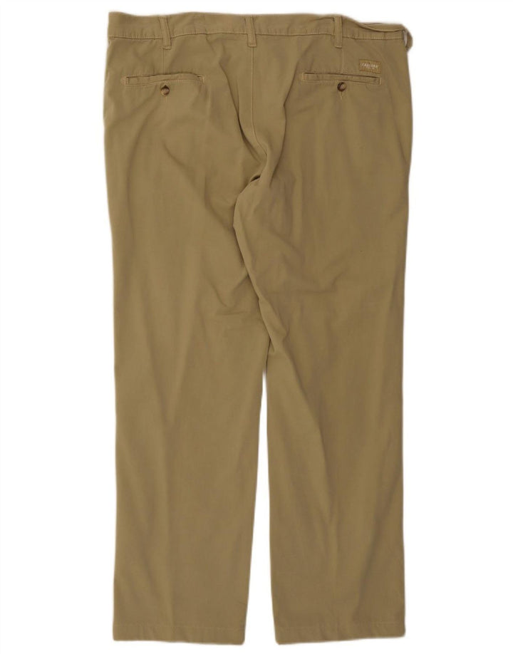 Calça Chino Masculina Reta CARRERA W40 L30 Algodão Bege