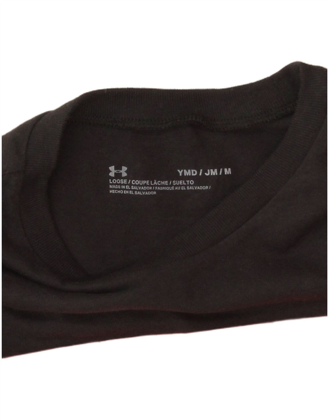 Under Armour Boys Graphic Top manga comprida 9-10 anos médio preto