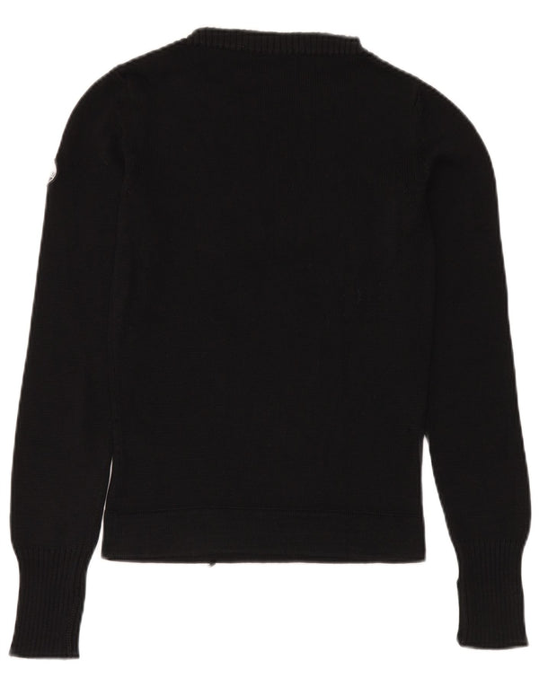 Suéter feminino North Sails com gola canoa, 10 algodão preto pequeno
