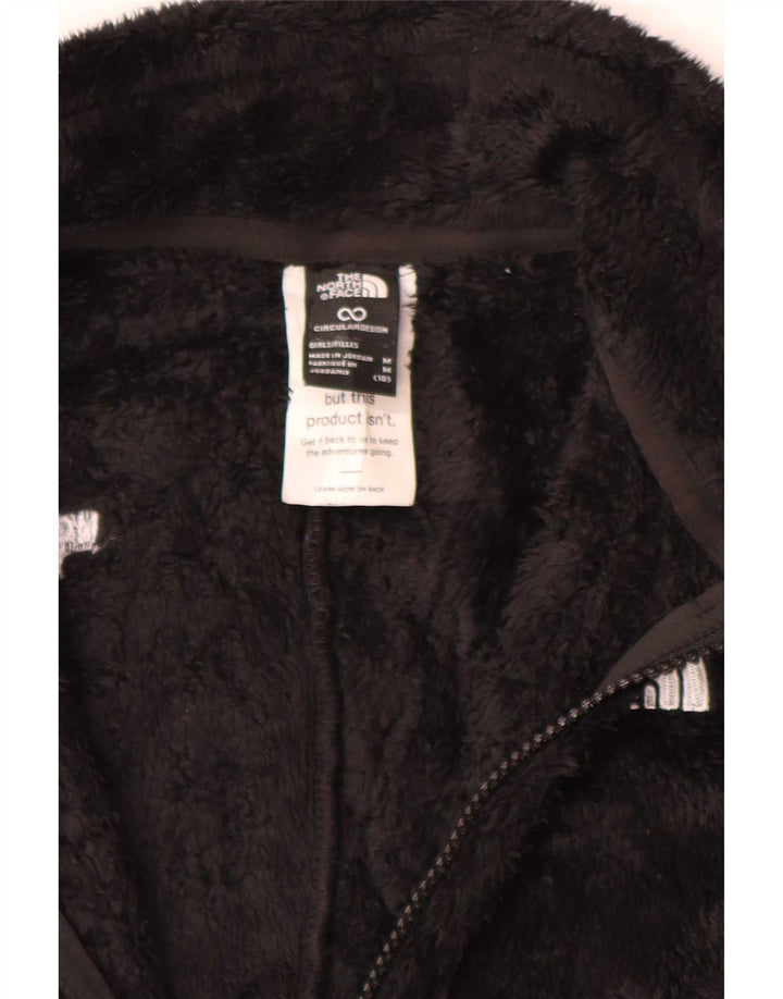Jaqueta de lã The North Face para meninas 9-10 anos médio preto poliéster