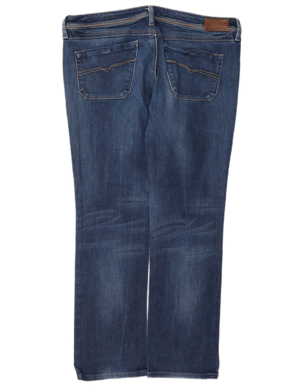 Diesel feminino lowky cintura baixa regular reto jeans W29 L30 algodão azul