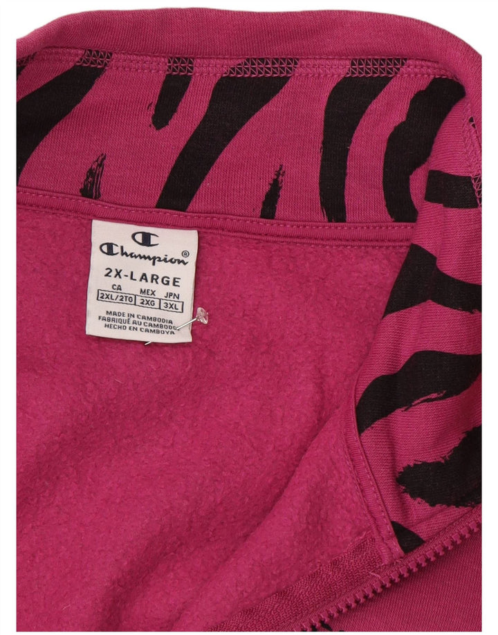 Jaqueta de treino feminina Champion UK 20 2XL rosa