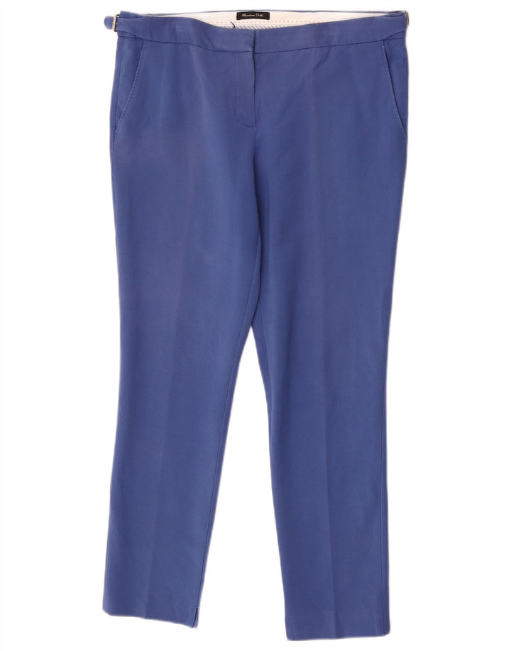Calça Chino Slim Feminina Massimo Dutti EU 42 Grande W32 L27 Azul