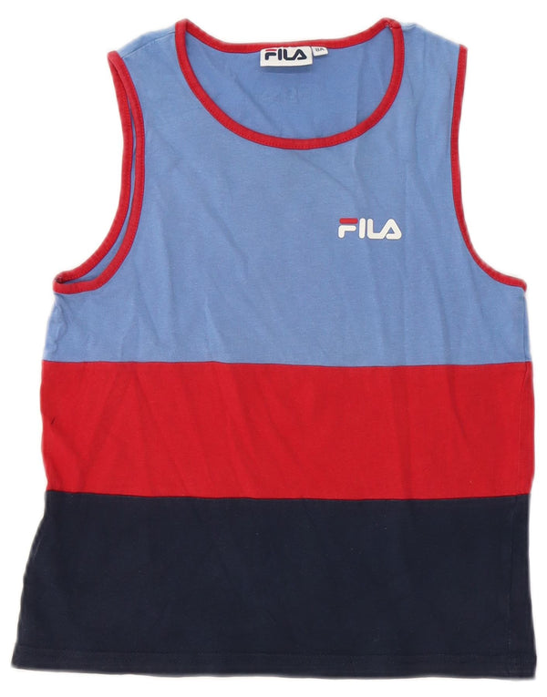 Fila Boys Vest Top 7-8 Anos Multicolor Colorblock