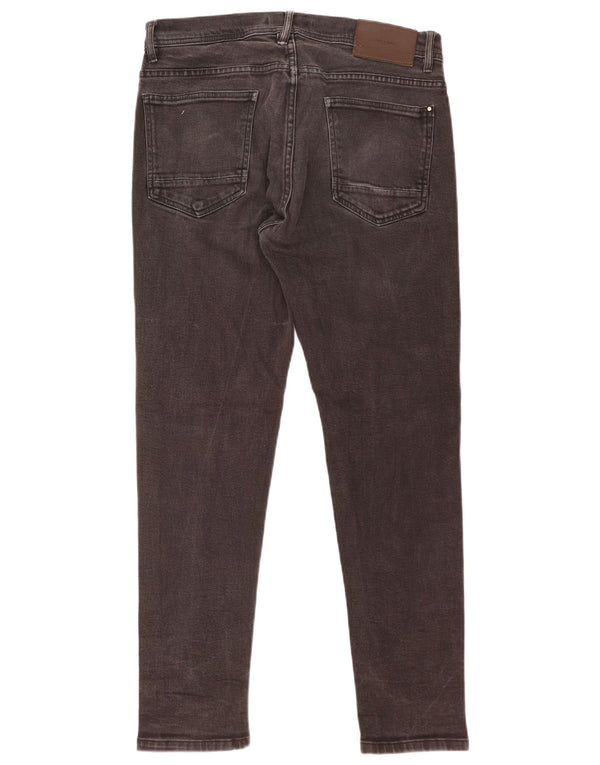 Zara Mens Slim Jeans EU 46 XL W36 L30 Preto
