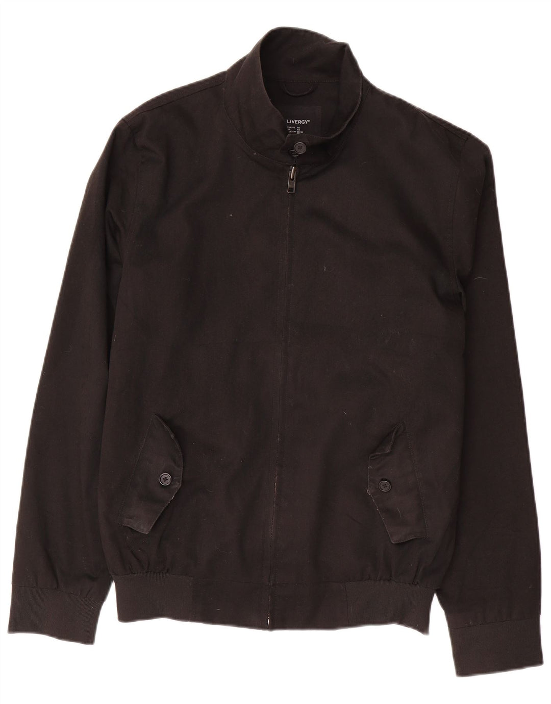 Jaqueta bomber masculina Livergy EU 38 poliéster preto médio