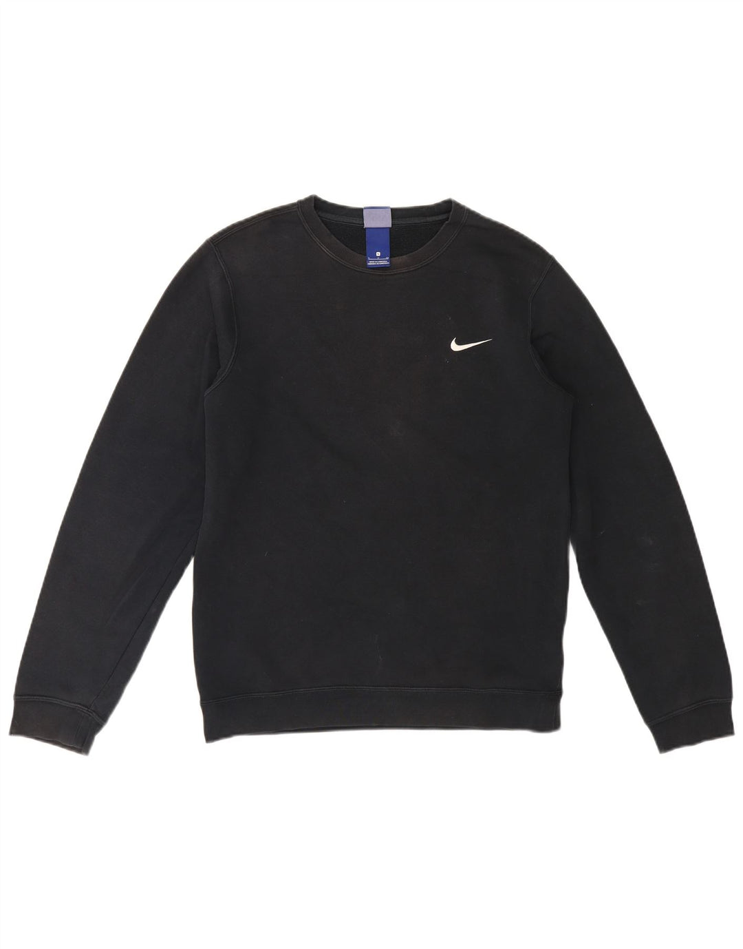 Nike moletom masculino jumper pequeno algodão preto