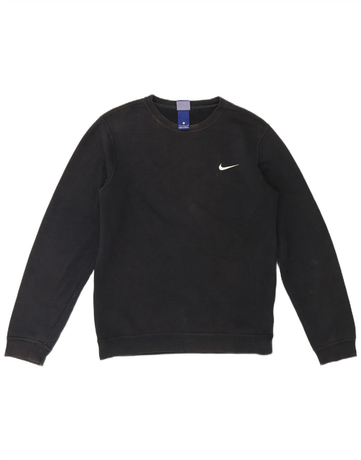 Nike moletom masculino jumper pequeno algodão preto