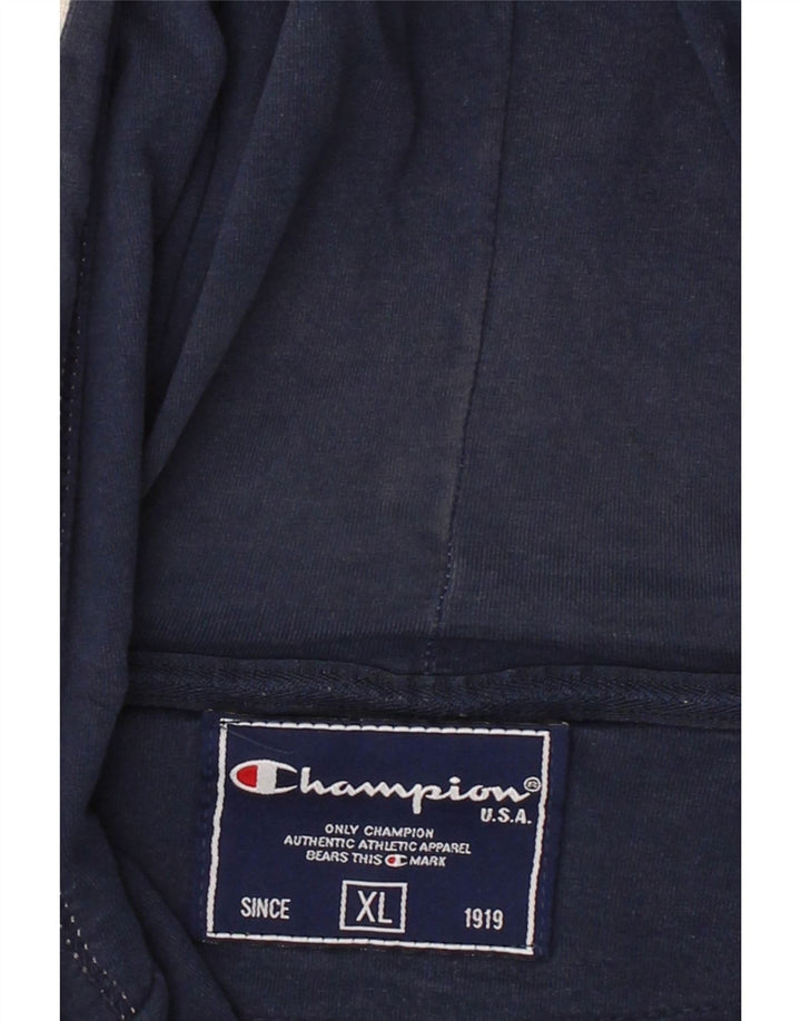 CHAMPION Suéter masculino com capuz e zíper XL cinza