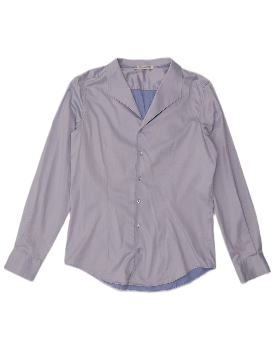 Camisa feminina NARACAMICIE UK 16 grande algodão azul
