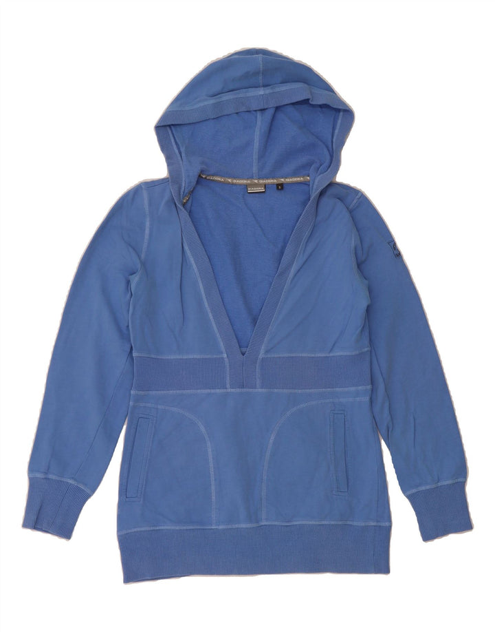 DIADORA Womens Hoodie Jumper UK 10 Small Blue Cotton Vintage Diadora and Second-Hand Diadora from Messina Hembry 