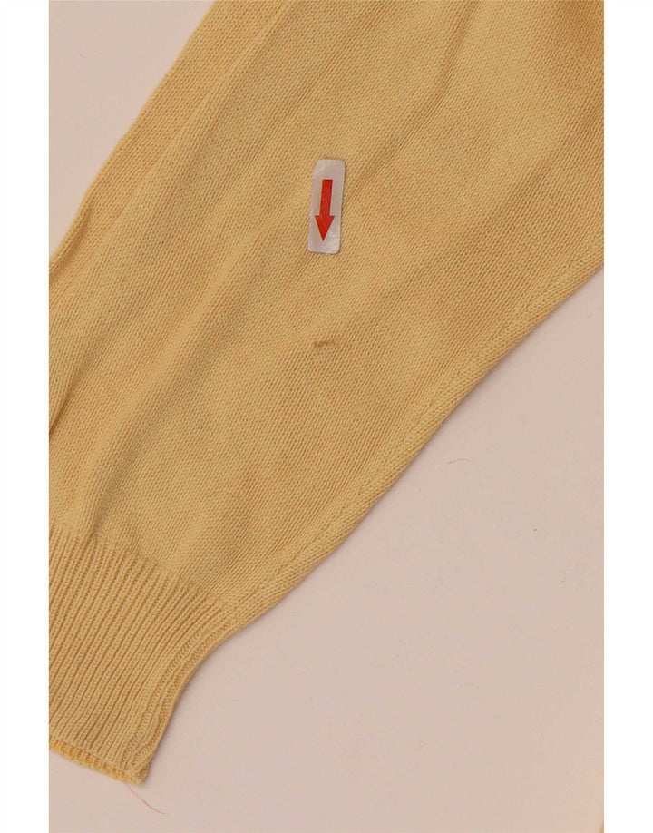 Suéter masculino Marks & Spencer Blue Harbor com gola redonda XL amarelo