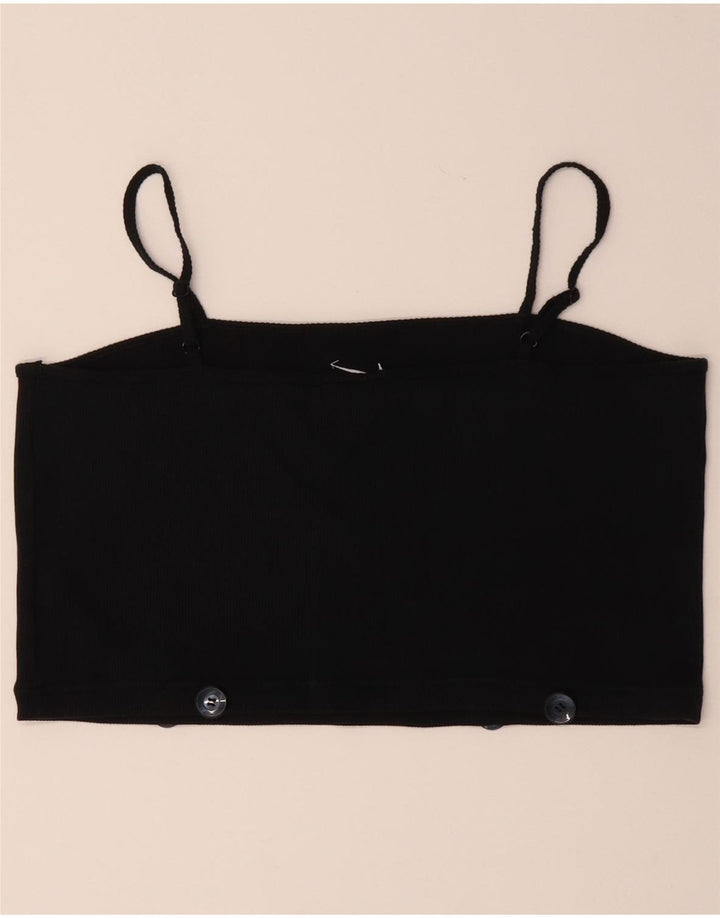 NIKE Womens Crop Cami Top UK 18 XL Black Cotton Vintage Nike and Second-Hand Nike from Messina Hembry 