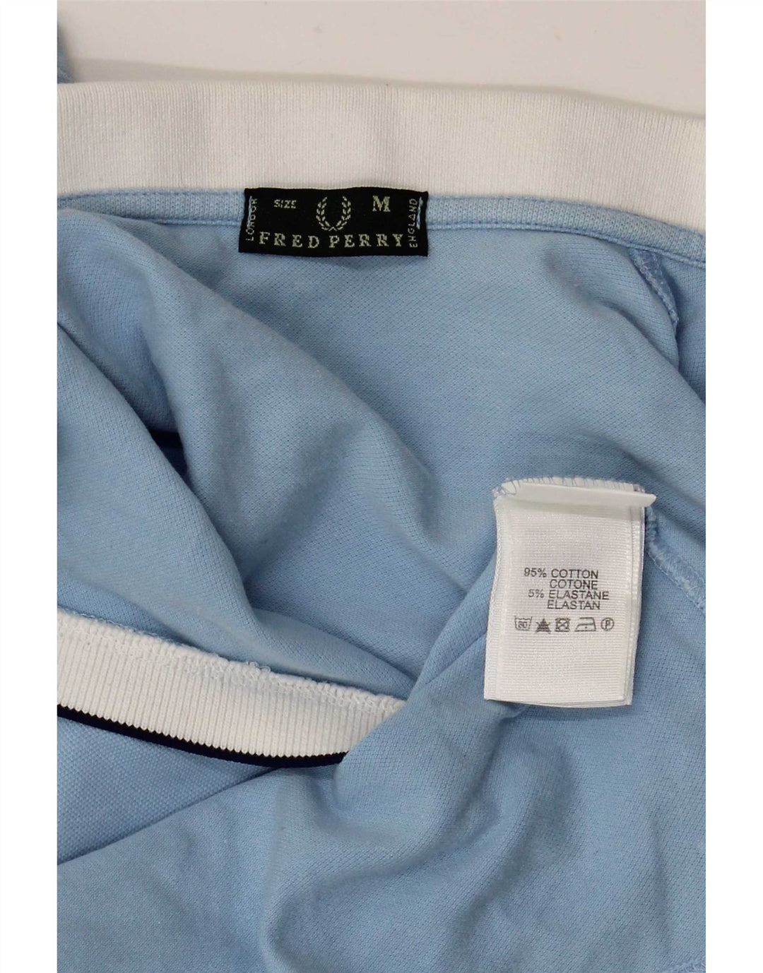 Camisa polo feminina Fred Perry médio azul algodão esportivo