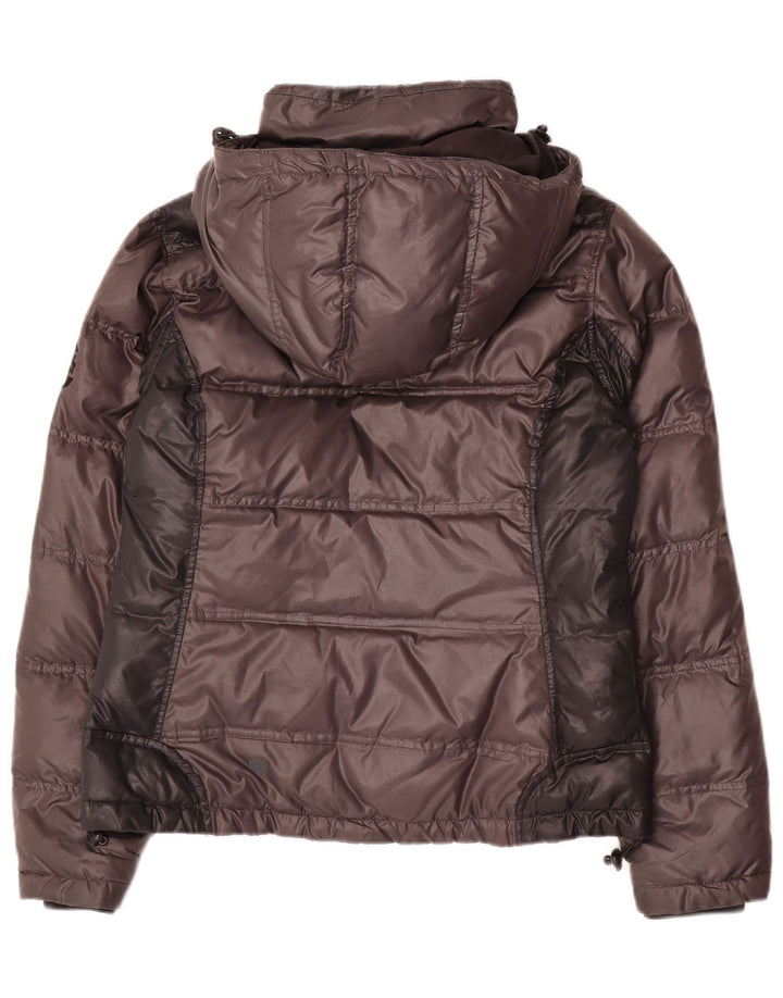 Jaqueta acolchoada feminina Conte of Florence IT 44 Medium Brown Colourblock