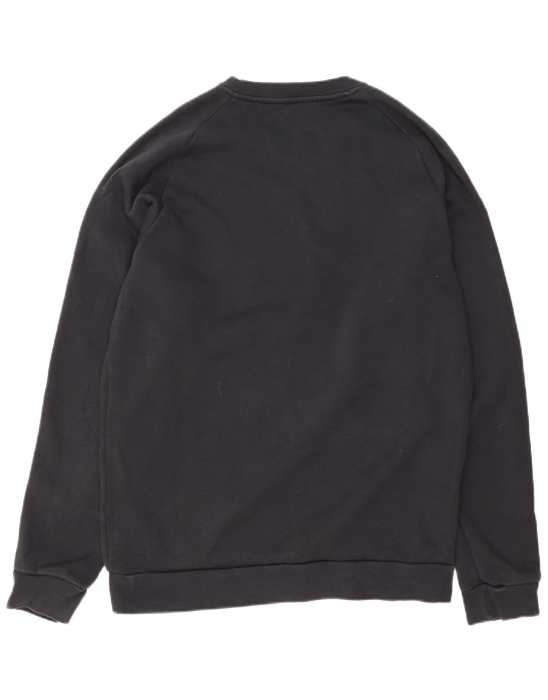 ADIDAS Mens Moletom Jumper Grande Algodão Preto