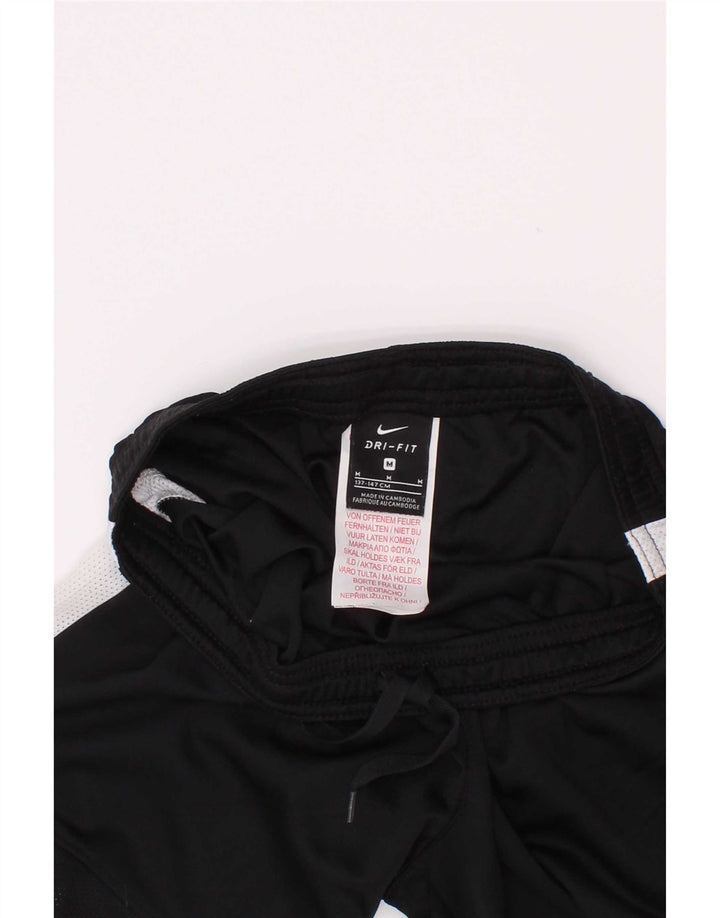 Shorts esportivos Nike Boys 10-11 anos médio preto poliéster