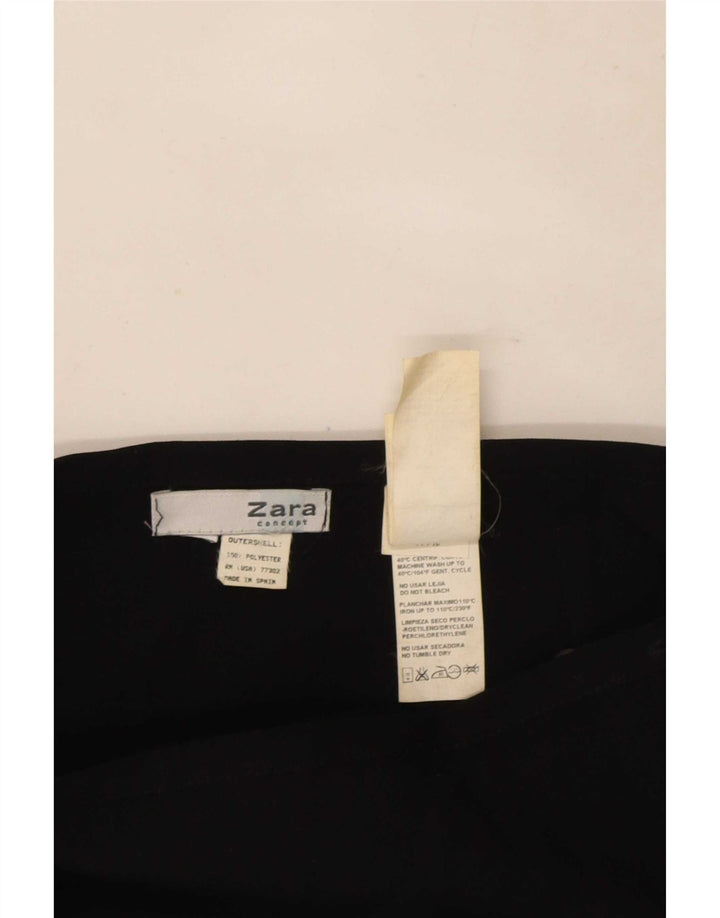 Mini saia feminina Zara W24 XS poliéster preto