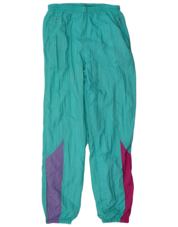 Calça de treino masculina Diadora grande turquesa Colourblock poliamida