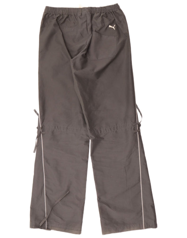 Calça de treino feminina Puma UK 10 poliéster cinza pequeno
