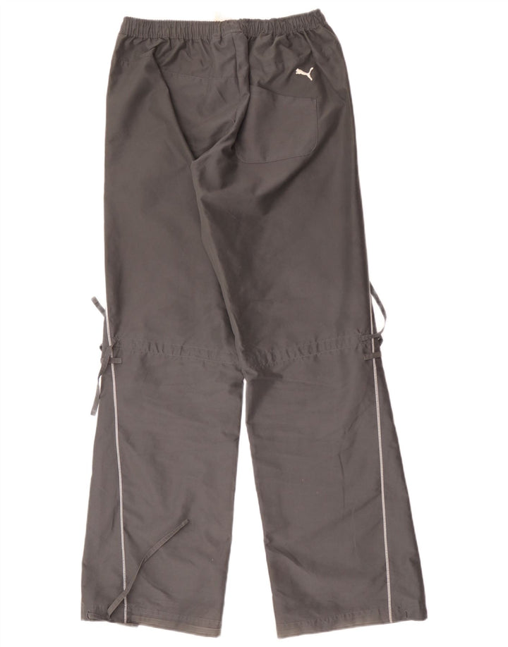 Calça de treino feminina Puma UK 10 poliéster cinza pequeno