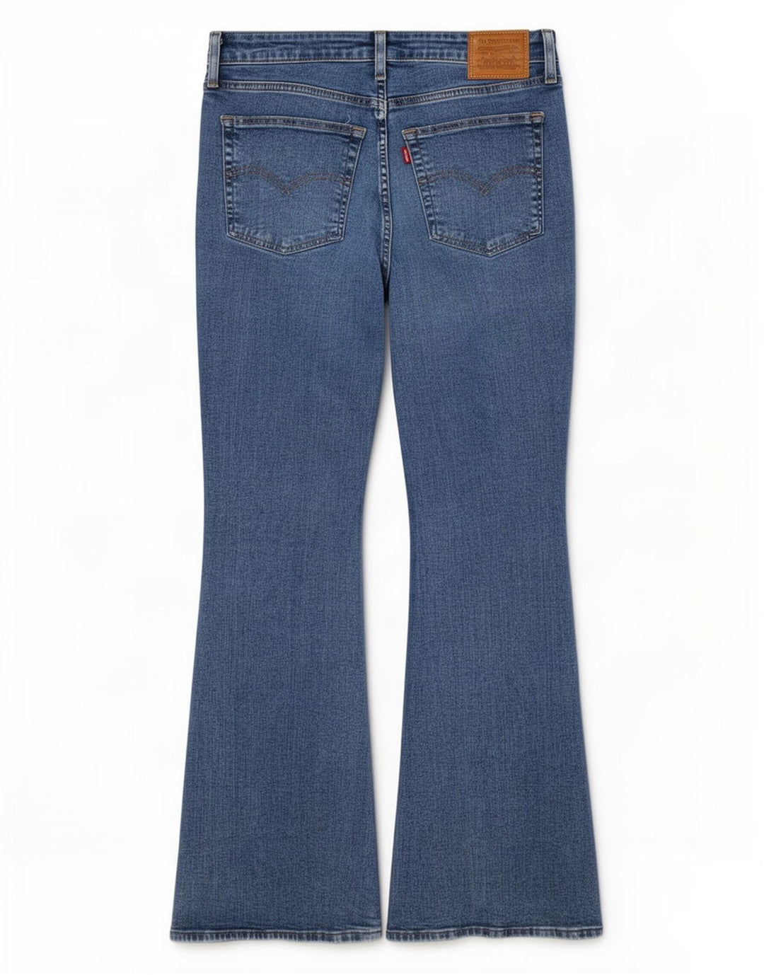 Calça jeans feminina Levi's 726 Flared W30 L30 azul algodão