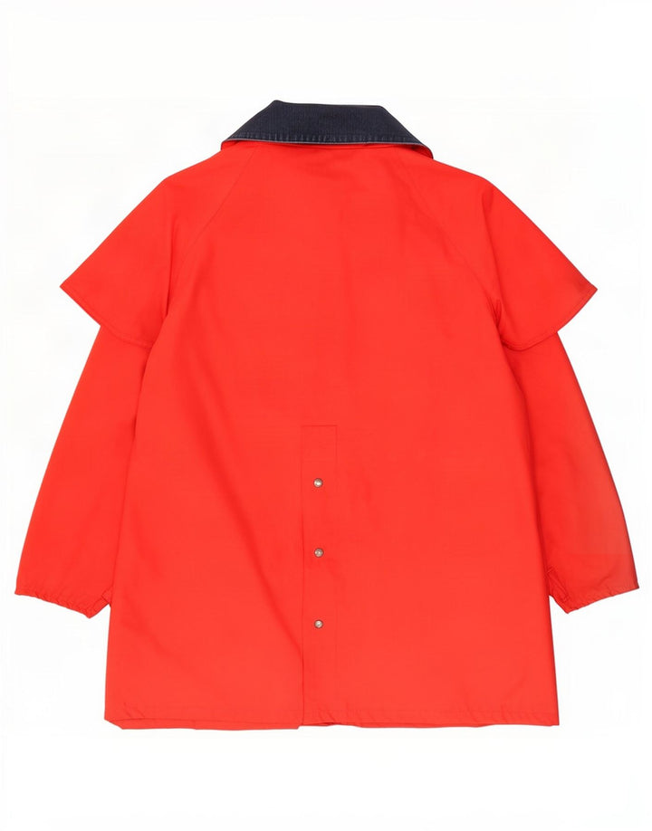 Casaco feminino oversized Puffa UK 18 XL vermelho colorblock poliéster
