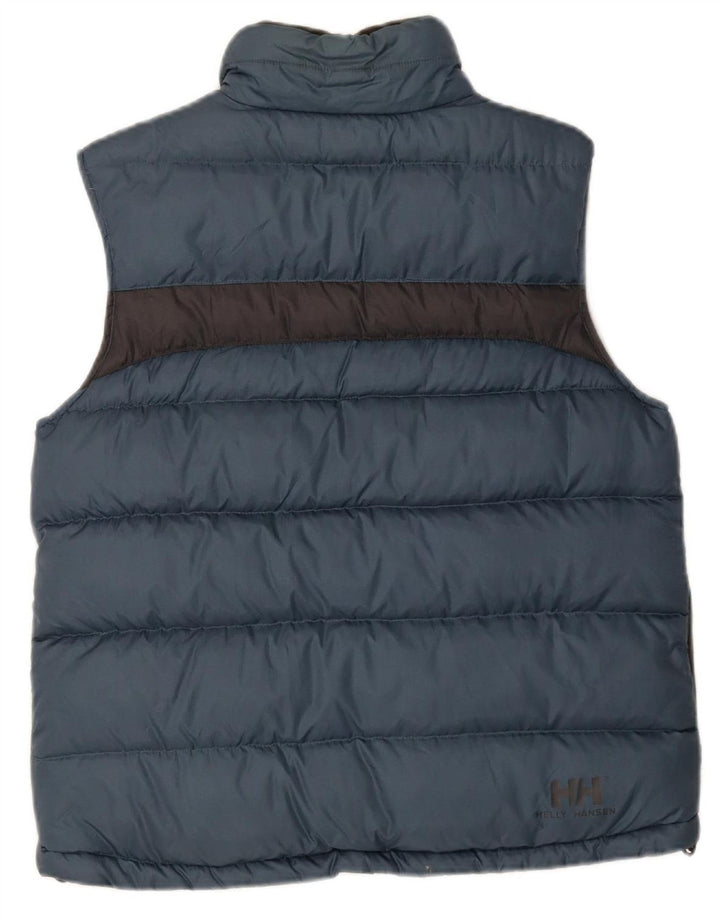 Colete acolchoado feminino HELLY HANSEN UK 14 bloco colorido azul marinho médio