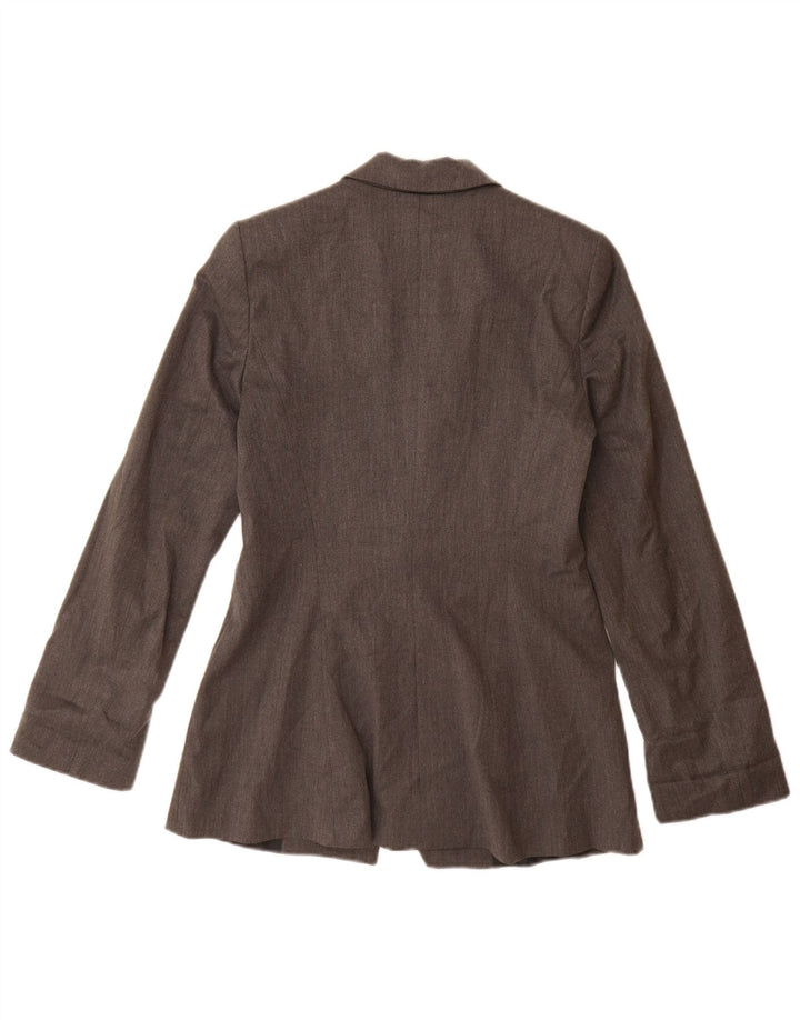 Jaqueta blazer masculina Zara com 1 botão Reino Unido 10 pequena cinza