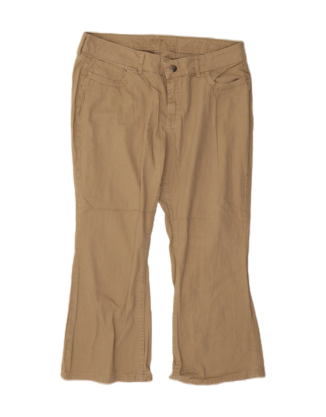 LEE Womens Riders Bootcut Casual Trousers US 18 2XL W38 L28 Beige Cotton Vintage Lee and Second-Hand Lee from Messina Hembry 