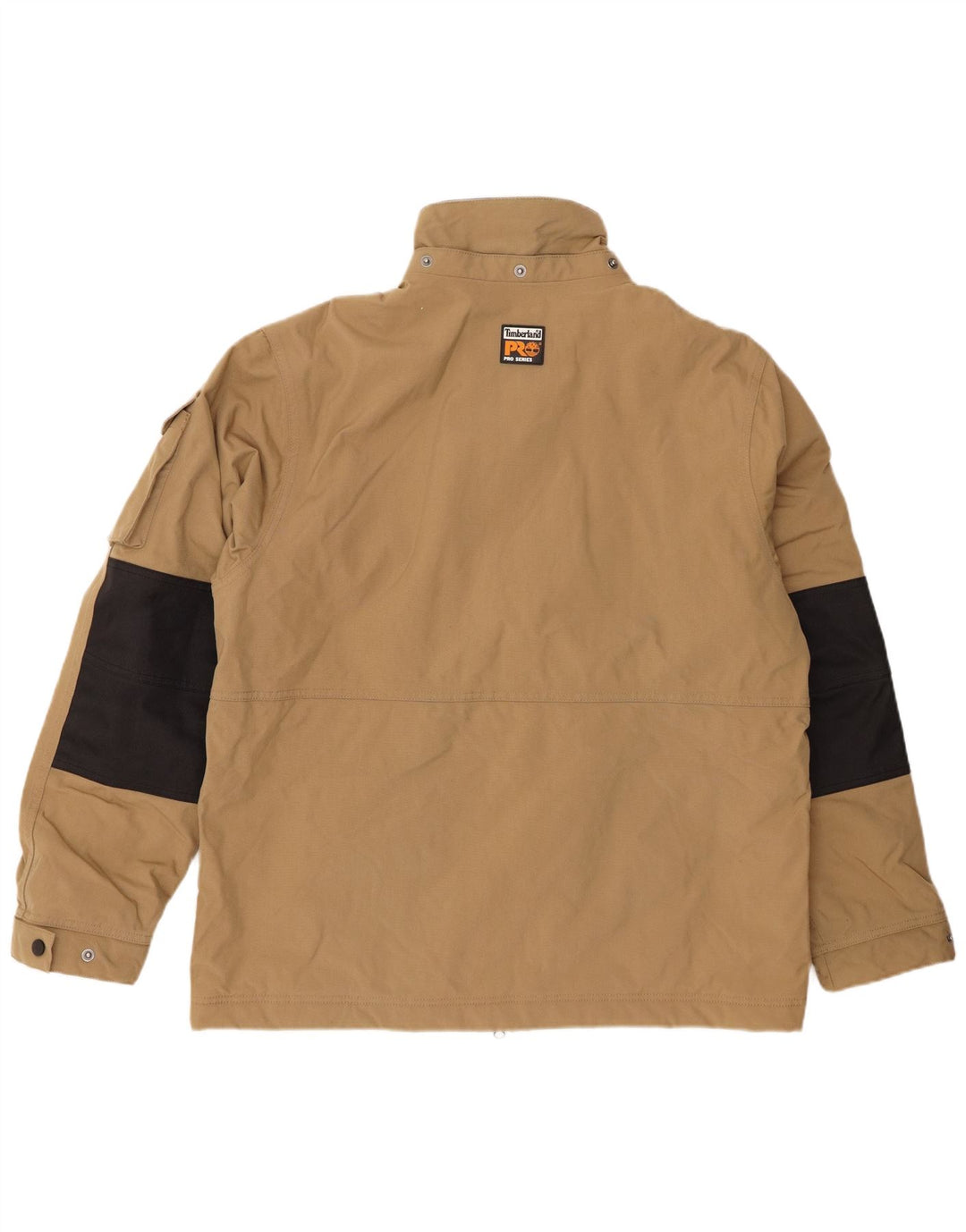 Jaqueta bomber masculina Timberland UK 40 grande bege colorblock poliamida