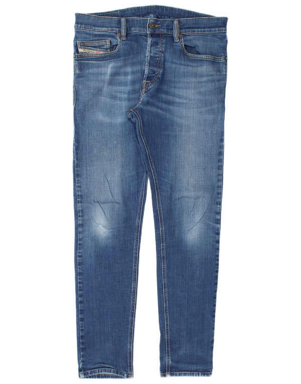 Diesel Mens Jeans Skinny W32 L30 Azul Algodão