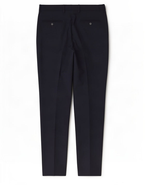 Calça masculina Marks & Spencer sob medida Slim Suit W34 L33 azul marinho