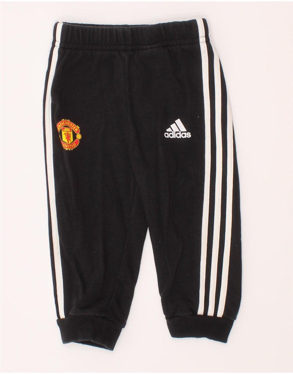 Calças de treino Adidas Baby Boys Manchester United 6-9 meses pretas
