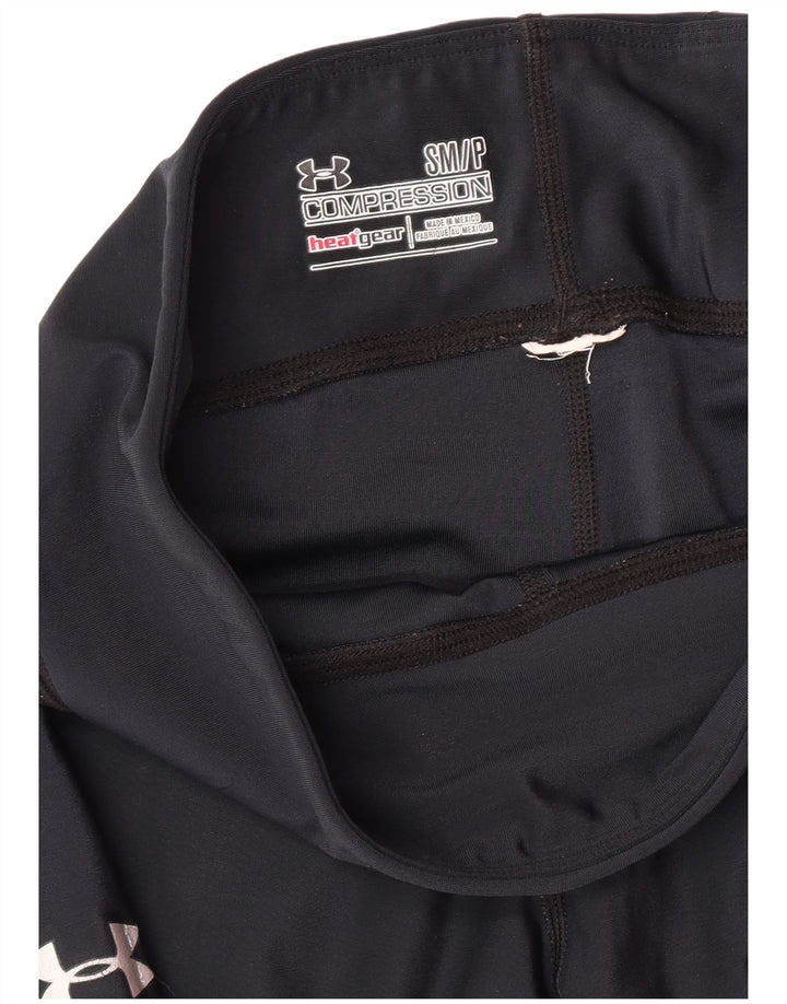 UNDER ARMOUR Calça legging feminina Heat Gear Capri Reino Unido 8 pequena azul marinho