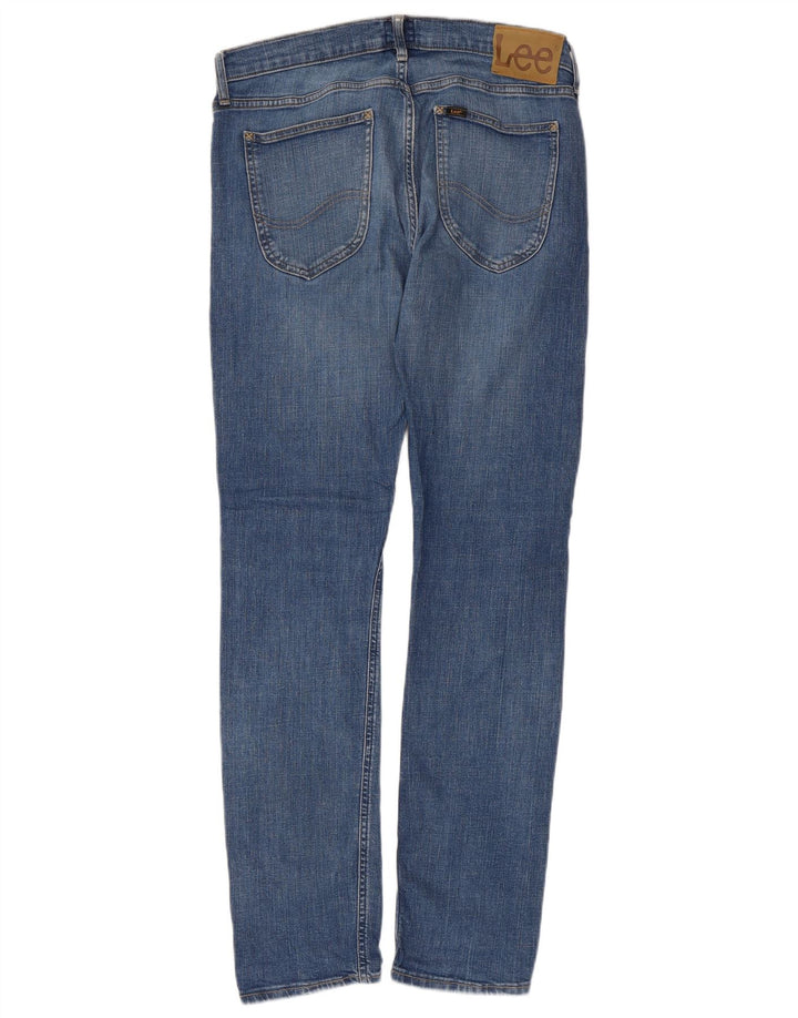 Lee Mens Luke Slim Jeans W30 L32 Azul Algodão