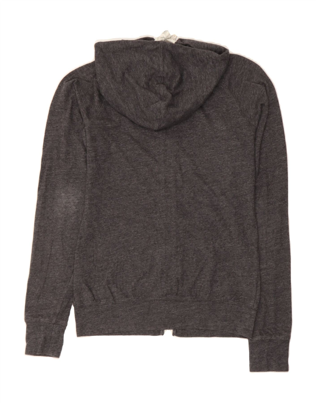 NIKE Womens Zip Hoodie Sweater UK 10 Small Grey Cotton Vintage Nike and Second-Hand Nike from Messina Hembry 