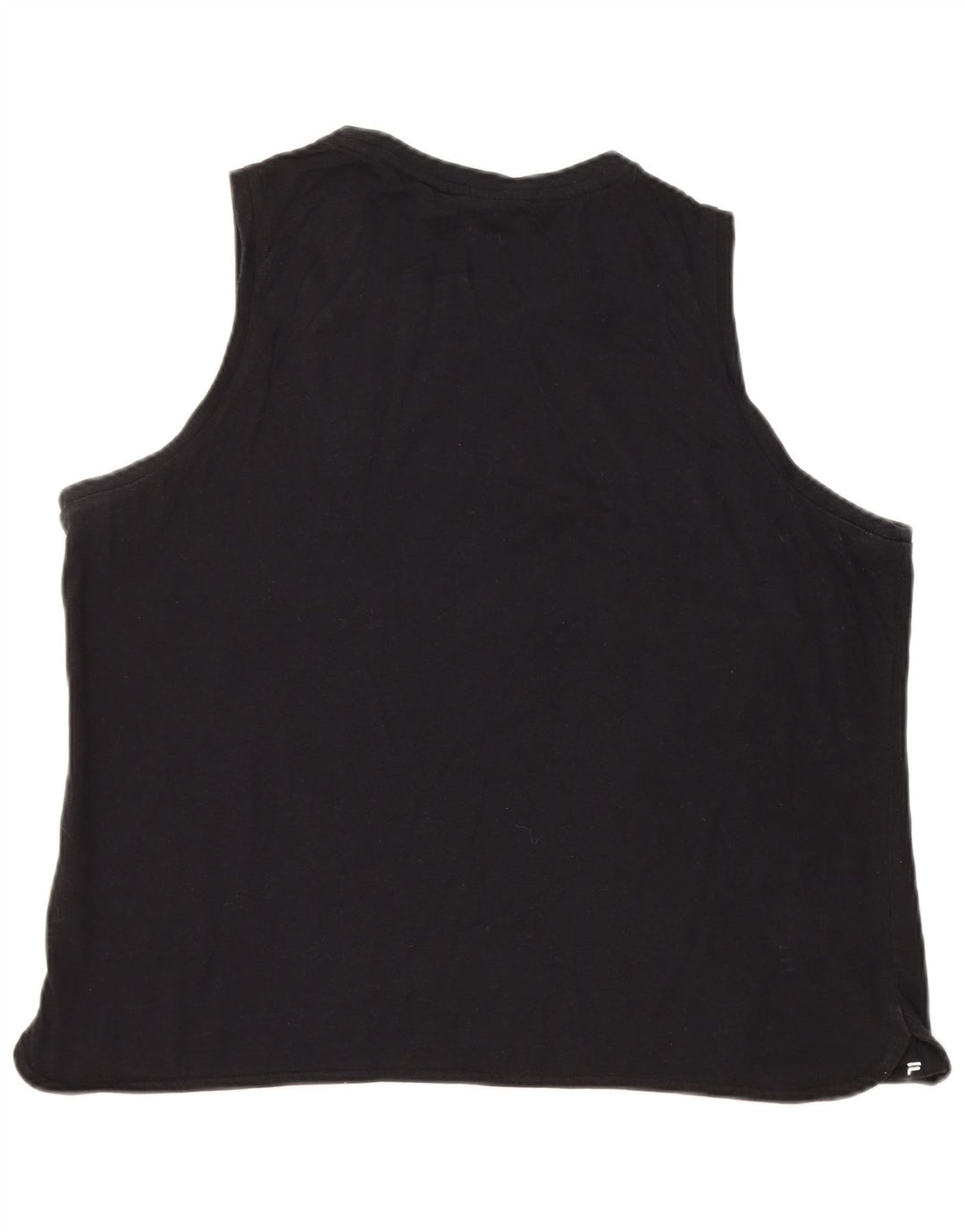 Fila Womens Vest Top UK 18 XL Algodão Preto