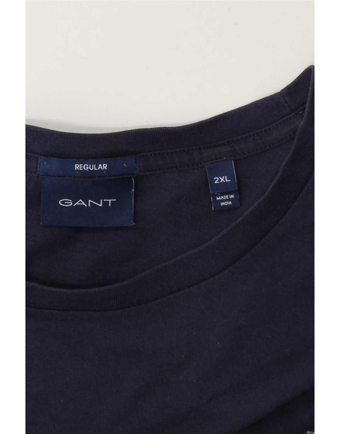 Camiseta masculina regular Gant Top 2XL azul marinho