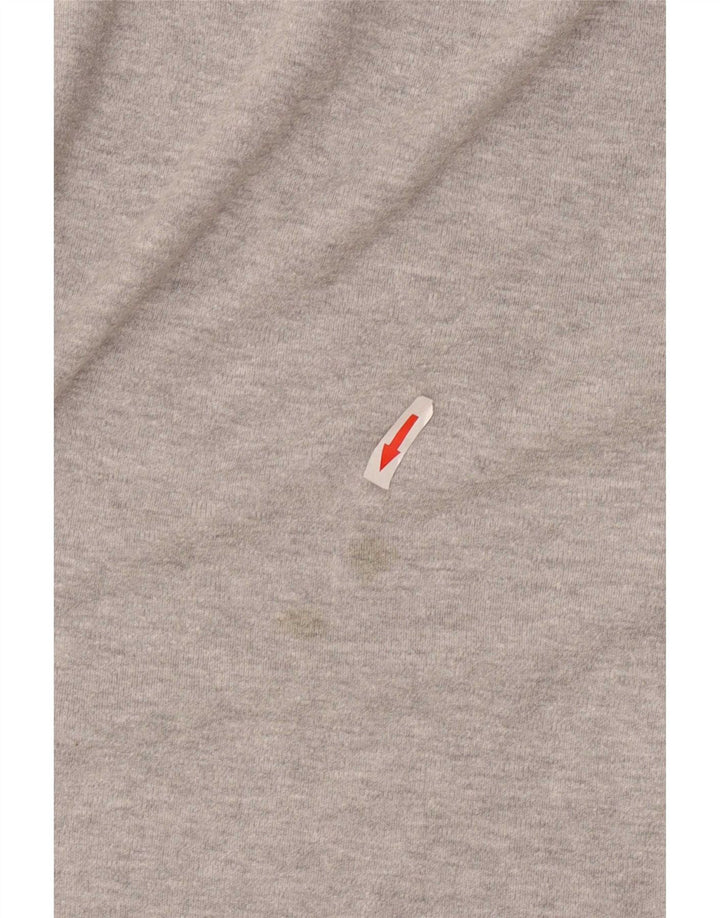 Jack Wills moletom gráfico masculino jumper grande cinza colorblock algodão