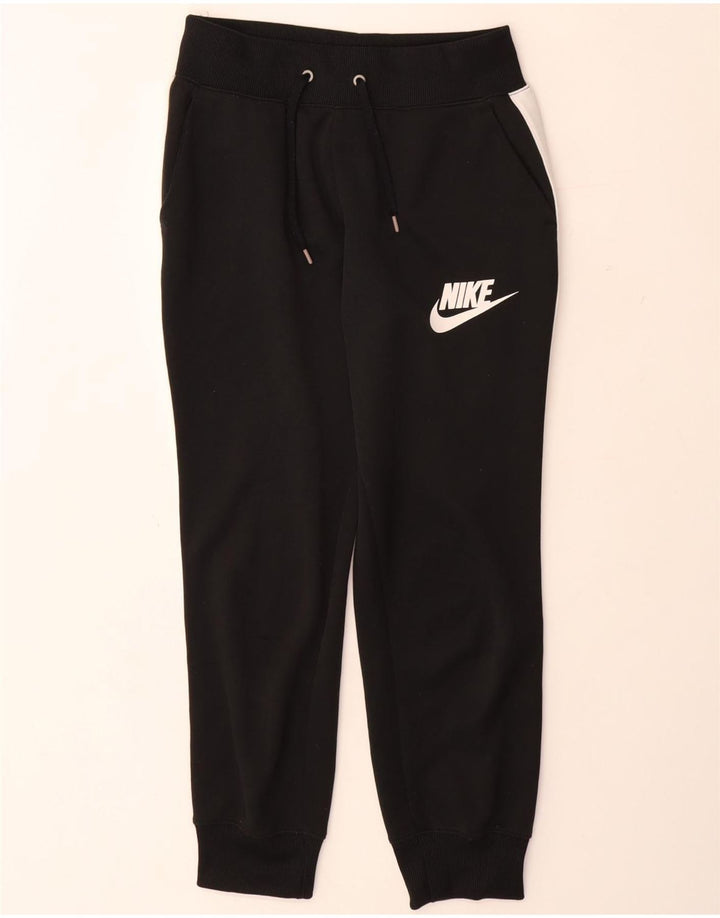 Calça de treino feminina Nike Joggers UK 8 Small Black Colourblock