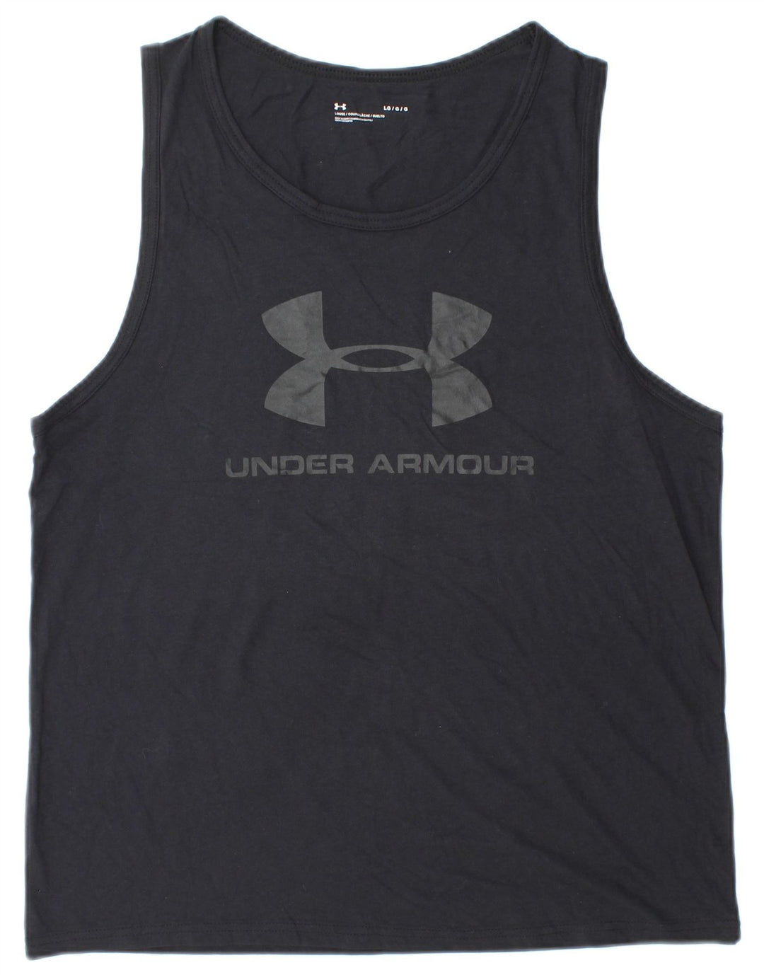 Colete gráfico masculino Under Armour grande preto